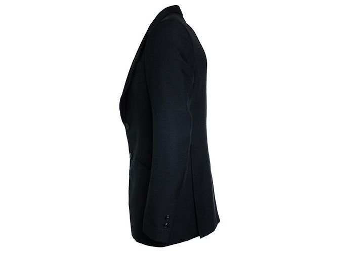Autre Marque Maison Margiela, Schwarzer Einreiher-Blazer - Ansicht 2