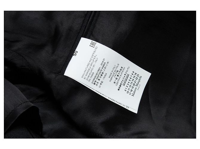 Autre Marque Maison Margiela, Schwarzer Einreiher-Blazer - Ansicht 5