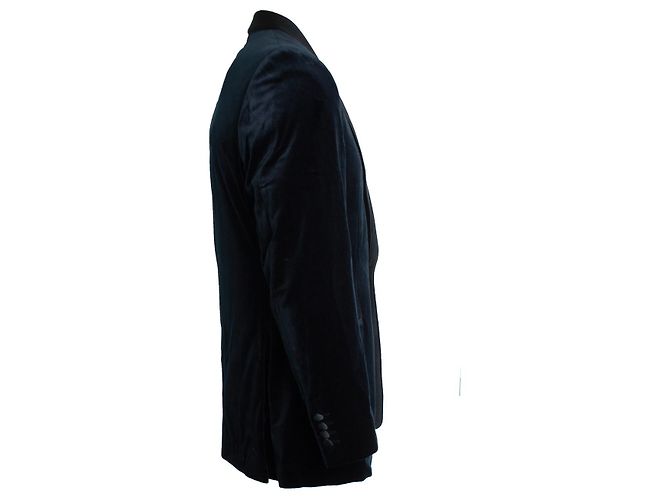 Autre Marque Richard James, Schwarze Samt-Smokingjacke - Ansicht 4