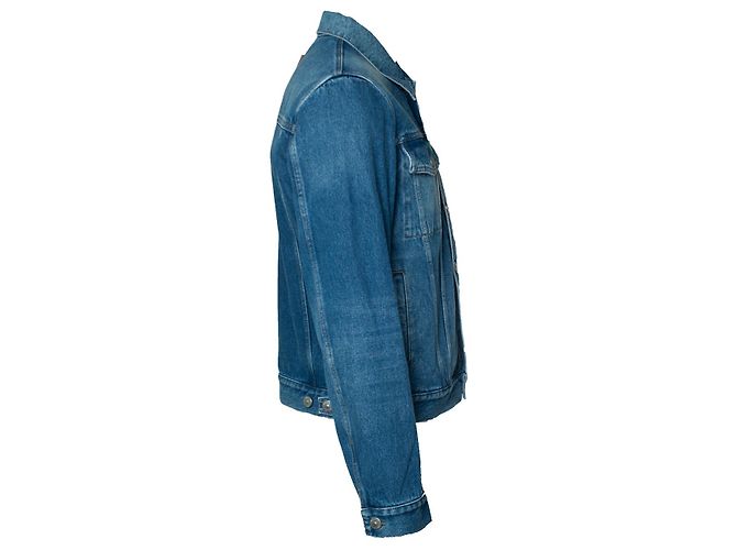 Mittelblaue Denimjacke von Burberry - Ansicht 4