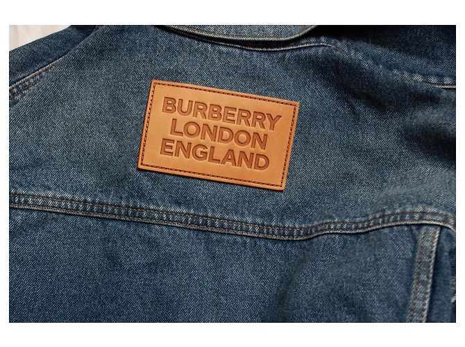 Mittelblaue Denimjacke von Burberry - Ansicht 5