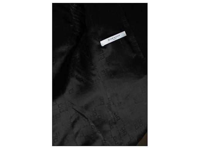 Givenchy, Abrigo blazer brillante Negro - vista 8