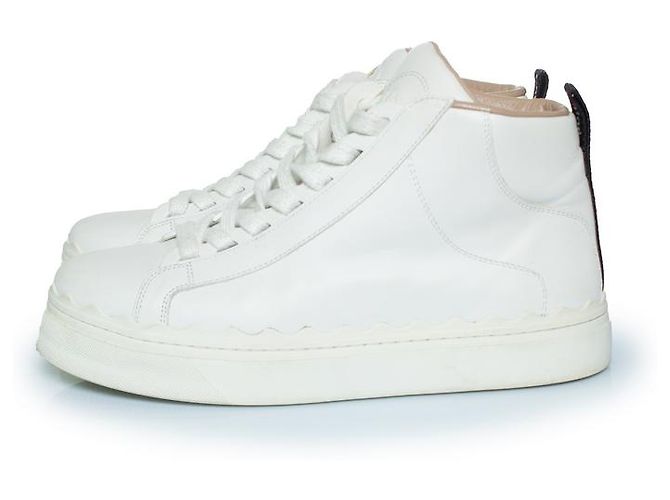 Chloé Weiße Lauren High-Top-Sneaker von Chloe - Ansicht 2