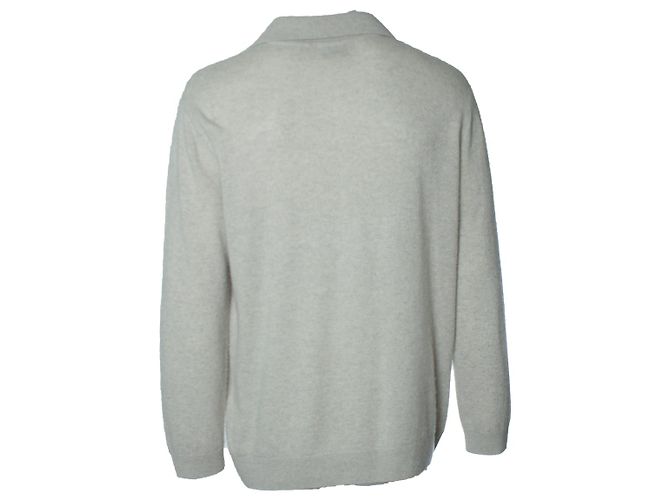 Autre Marque Le Kasha, Graues Cashmere-Polo mit langen Ärmeln - Ansicht 2