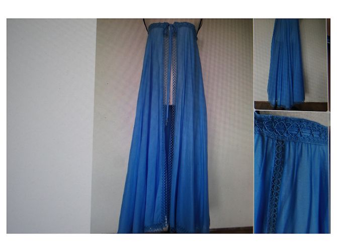Autre Marque Light blue dress with drawstring bust - view 14