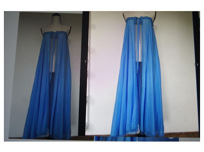Autre Marque Light blue dress with drawstring bust - view 15