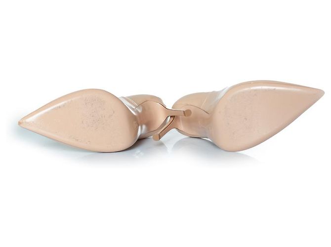 Gianvito Rossi, Lackleder-Pumps in Nude - Ansicht 8
