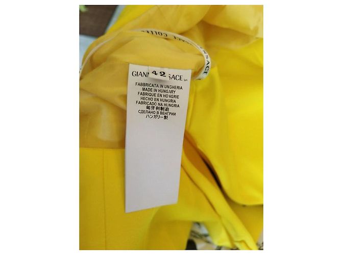 Gianni Versace Vestido bodycon amarelo Versace 42 IT - vista 6