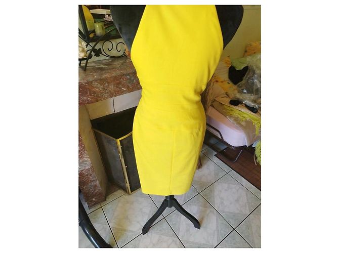 Gianni Versace Vestido bodycon amarelo Versace 42 IT - vista 9