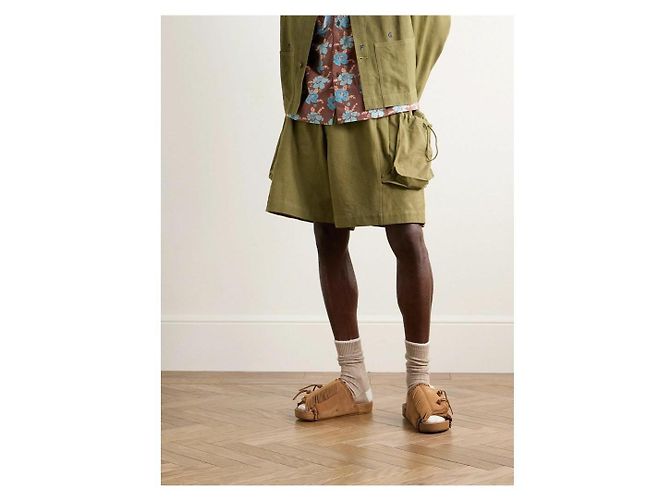 Sandali Visvim Christo Shaman-Folk in suede marrone - vista 7