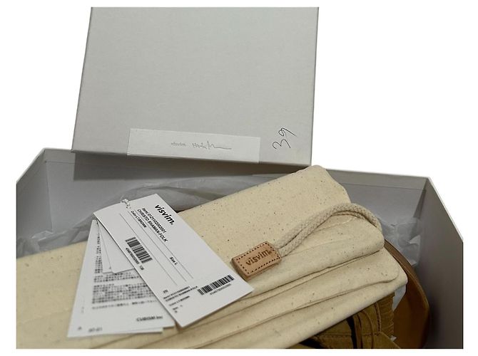Sandali Visvim Christo Shaman-Folk in suede marrone - vista 9