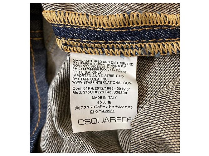 Dsquared2 Jeanskleid Blau - Ansicht 4