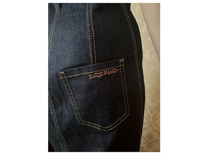 Dsquared2 Jeanskleid Blau - Ansicht 8