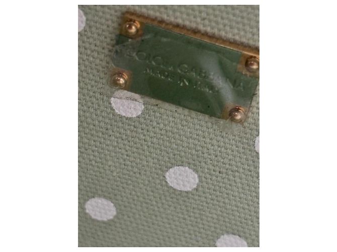 Borsa a mano Dolce & Gabbana in pelle beige - vista 13