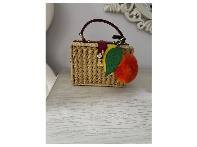 Borsa a mano Dolce & Gabbana in pelle beige - vista 2