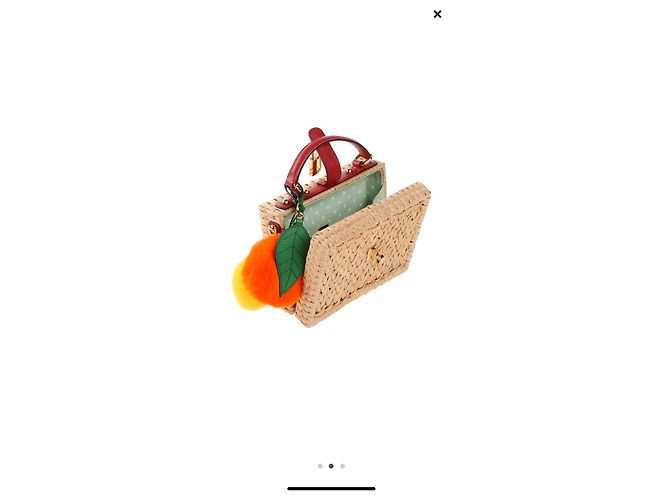 Borsa a mano Dolce & Gabbana in pelle beige - vista 4
