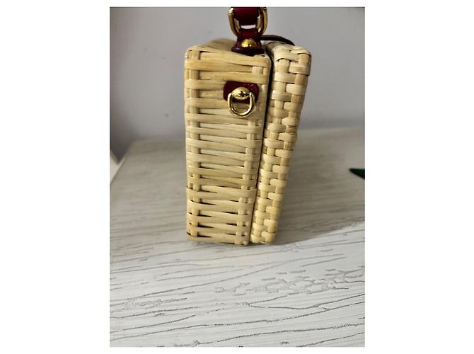 Borsa a mano Dolce & Gabbana in pelle beige - vista 6