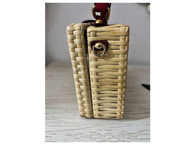 Borsa a mano Dolce & Gabbana in pelle beige - vista 8