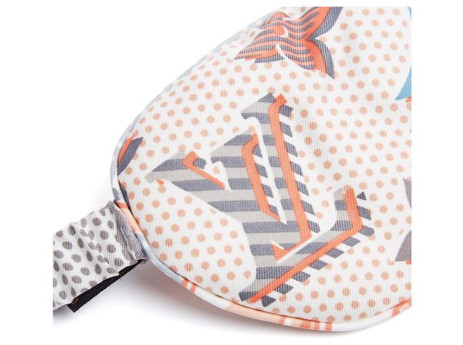 Maschera da Sonno in Seta Louis Vuitton LV Monogram Silk Twill Eyemask Nuova Multicolore - vista 2