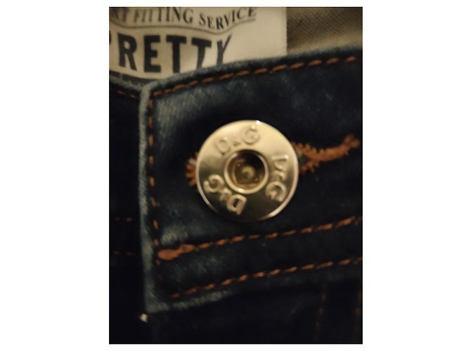 Vaqueros Skinny Dolce & Gabbana Pretty Azul Oscuro Algodón - vista 4