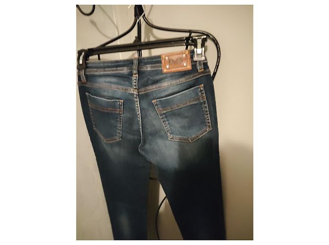 Vaqueros Skinny Dolce & Gabbana Pretty Azul Oscuro Algodón - vista 8