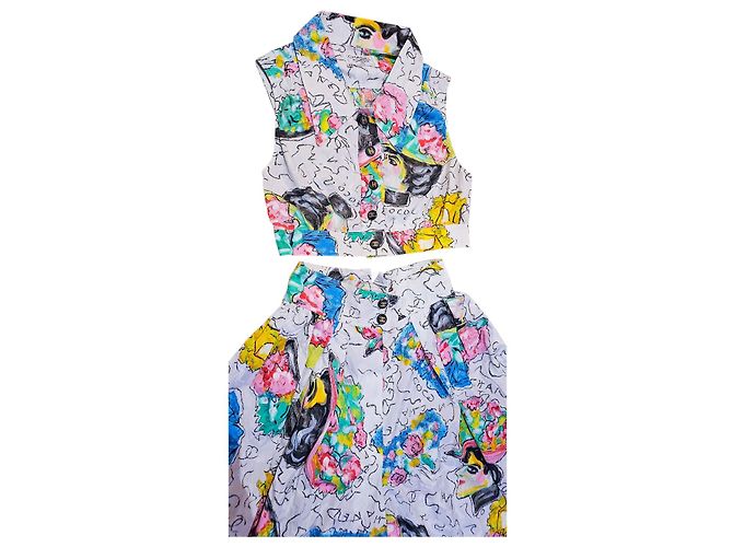 Conjunto de coleção Chanel Multicor - vista 3