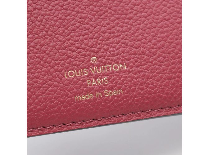 Portafoglio Bifold Compatto Pallas di Louis Vuitton Marrone Rosa - vista 4