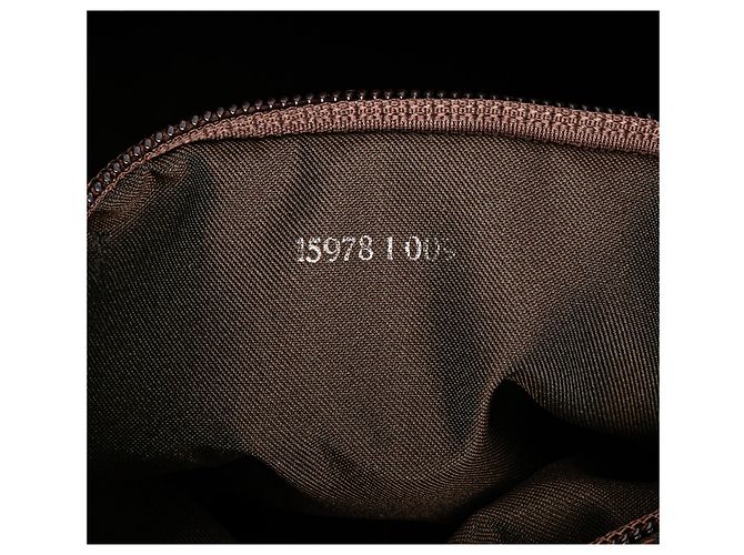 Tote en toile Zucca marron Fendi - vue 7