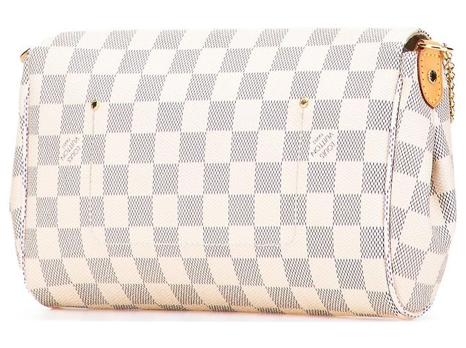 Louis Vuitton Favorite MM Damier Azur Bianco - vista 2