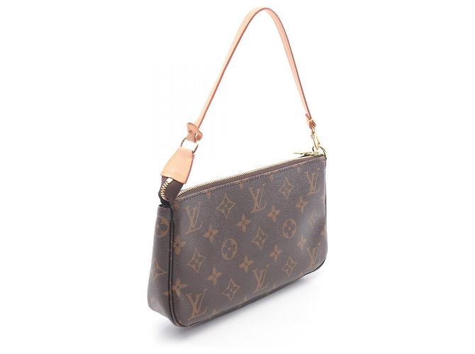 Borsa Pochette Accessoires Louis Vuitton Marrone Monogramma - vista 2