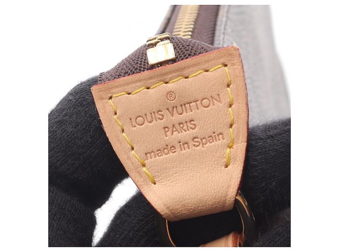 Borsa Pochette Accessoires Louis Vuitton Marrone Monogramma - vista 4