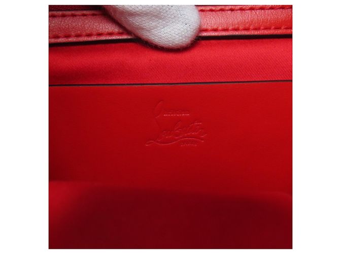 Bolsa de couro com studs Christian Louboutin Preto - vista 6