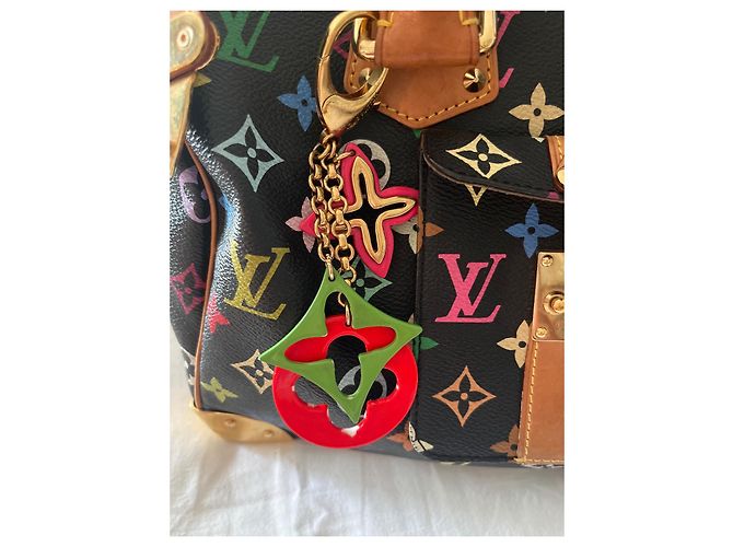 Borsa a mano Louis Vuitton Speedy in pelliccia nera Nero - vista 4