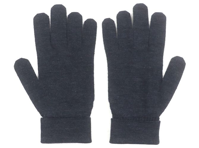 Louis Vuitton Damier Graphite Wool Gloves Grey - view 3
