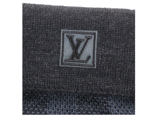 Louis Vuitton Damier Graphite Wool Gloves Grey - view 4