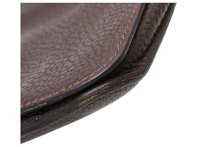 Portafoglio Dogon GM Togo di Hermès Marrone - vista 6