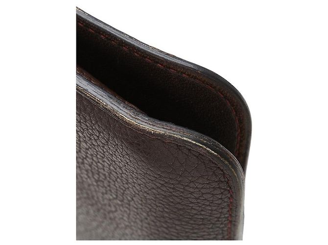 Portafoglio Dogon GM Togo di Hermès Marrone - vista 9