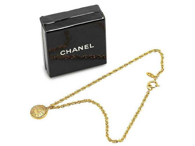 Collana Chanel Coco Mark 31 RUE CAMBON PARIS D'oro Metallico - vista 4