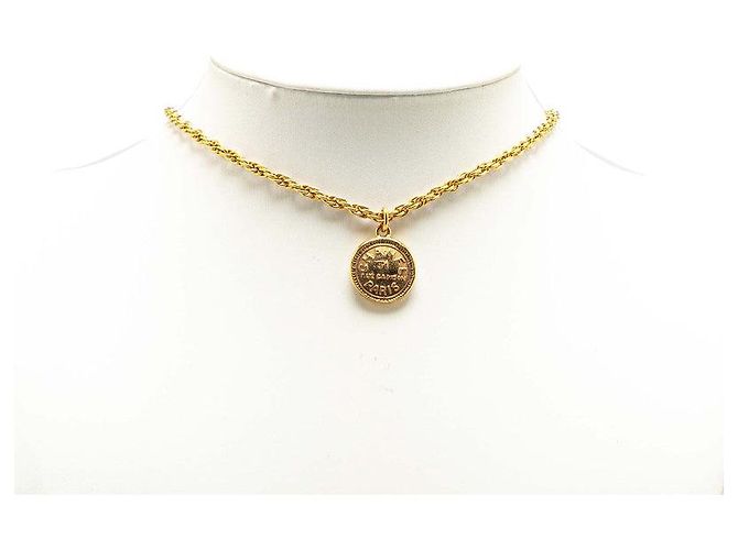 Collana Chanel Coco Mark 31 RUE CAMBON PARIS D'oro Metallico - vista 5
