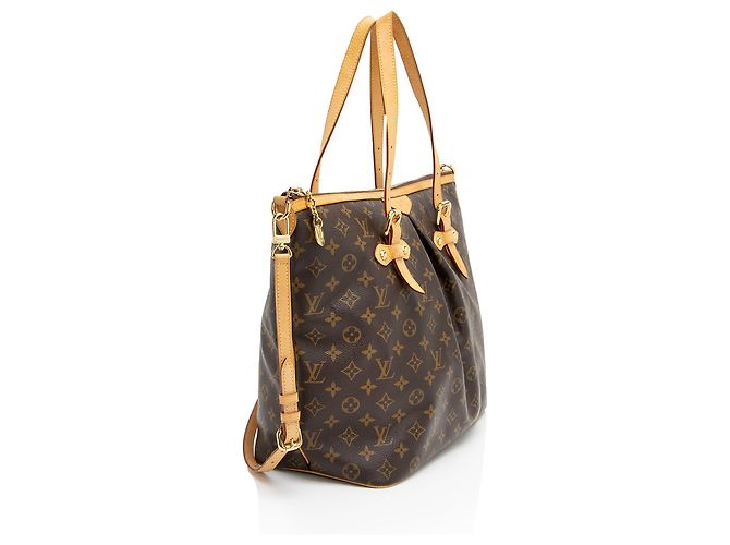 Bolsa tote Palermo GM em canvas Monogram Louis Vuitton Marrom - vista 2
