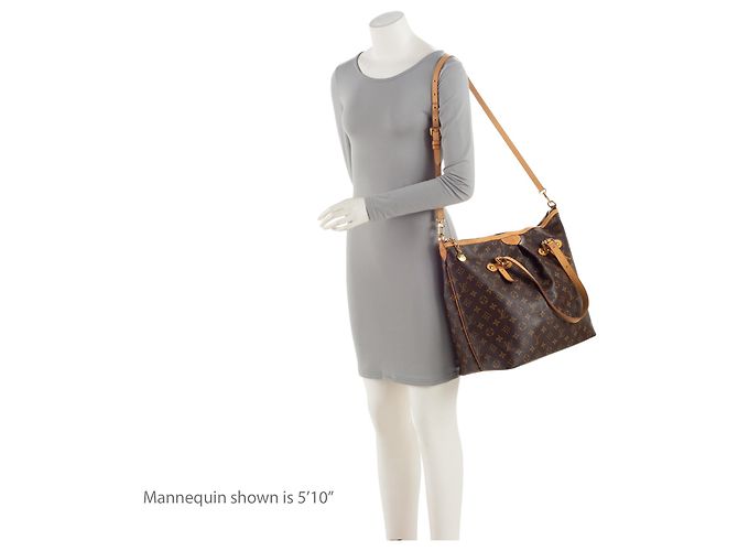 Bolsa tote Palermo GM em canvas Monogram Louis Vuitton Marrom - vista 5