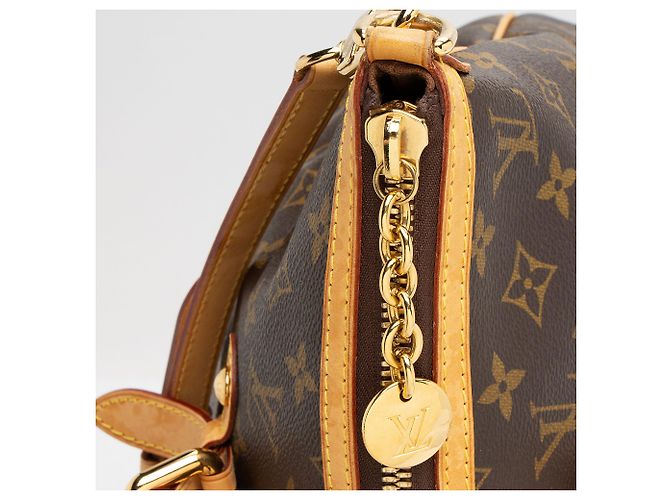 Bolsa tote Palermo GM em canvas Monogram Louis Vuitton Marrom - vista 8