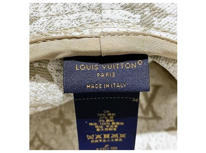 Cappello Monogram in Denim Louis Vuitton Blu - vista 4