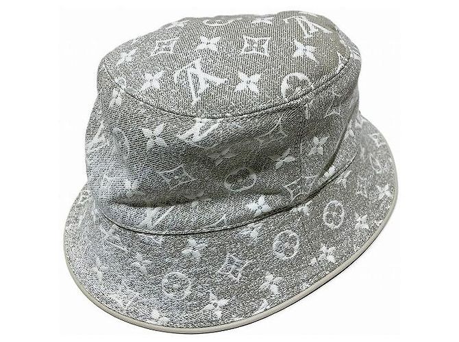 Cappello Monogram in Denim Louis Vuitton Blu - vista 5