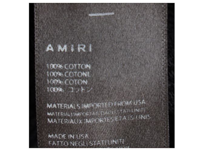 Amiri Cherub Hoodie aus schwarzer Baumwolle - Ansicht 5