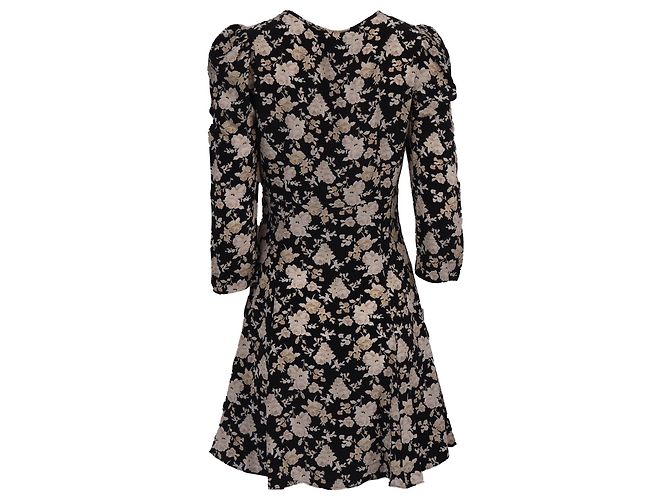 Abito Mini Stampato Floreale Juree Loveshackfancy in Seta Multicolore - vista 4