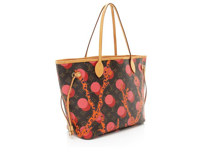 Bolso Neverfull MM de lona Monogram Ramages edición limitada de Louis Vuitton Castaño - vista 2