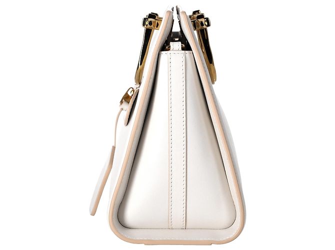 Sac à bandoulière The Short Story en cuir blanc d'Alexander McQueen - vue 3