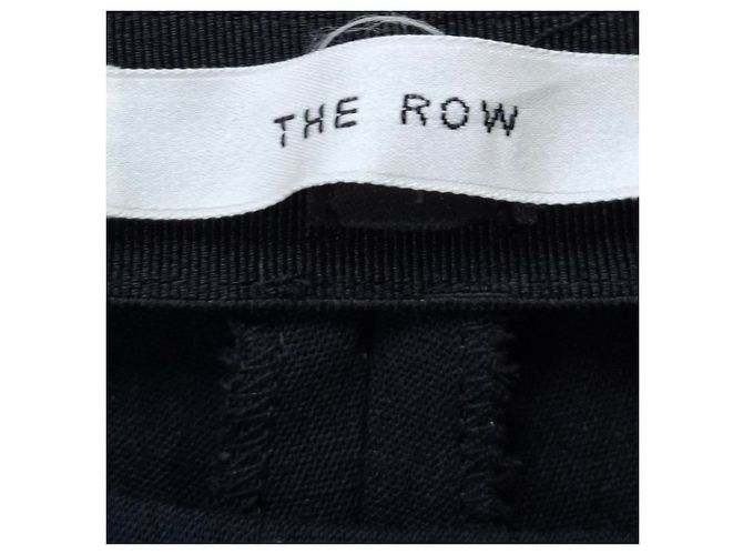 Pantalones The Row en Lana Negra Negro - vista 3