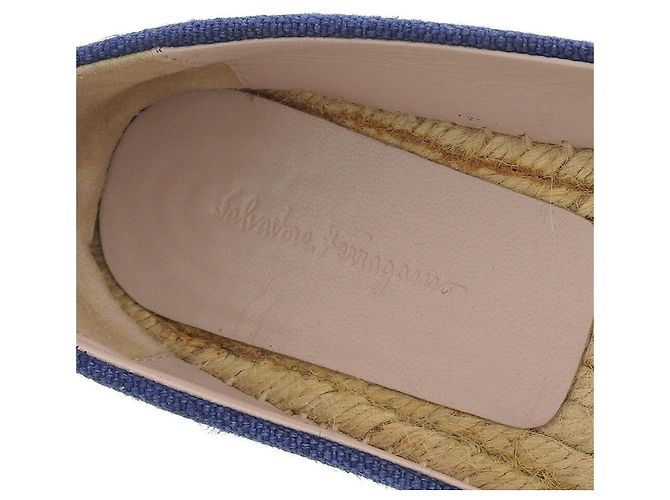 Scarpe Espadrilles Salvatore Ferragamo Blu - vista 8